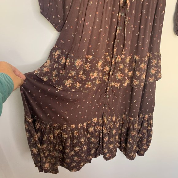 NEW American eagle floral cottage core maxi dress - Picture 4 of 7